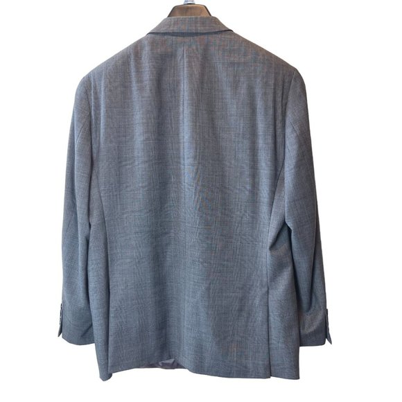 Joseph Abboud Mens Suit Blazer Coat 100% Wool Front Two Button Gray Size 46R - Picture 2 of 7